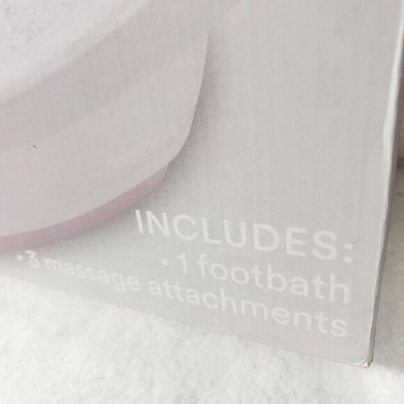 Homedics Bubble Bliss Deluxe Foot Bath Heated Massaging Foot Spa Color Pink-NEW - Picture 5 of 8